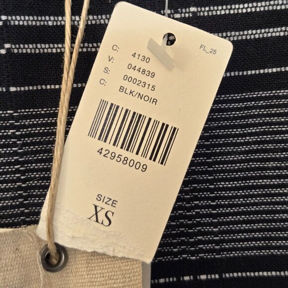 Anthropologie Moon River Denmark Tunic Dress Black Grey Size XS NWT - Picture 8 of 12